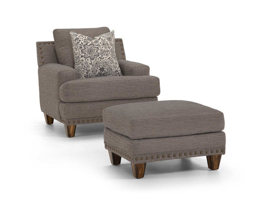 Franklin Furniture - Julienne Chair and Ottoman in Driftwood - 864-CO-DRIFTWOOD