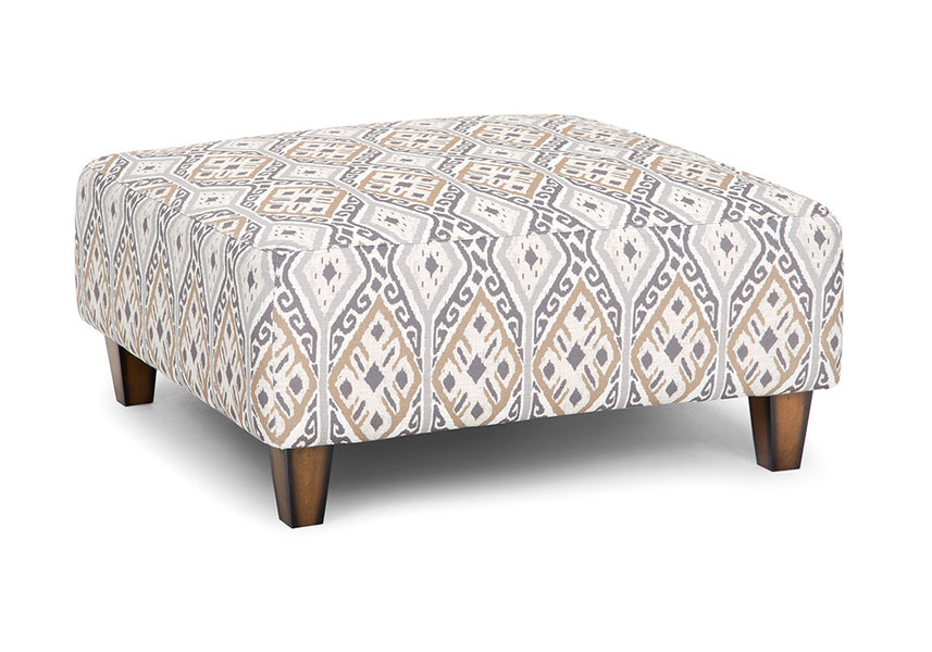Franklin Furniture - Anna Square Ottoman in Taupe - 71618-3609-16