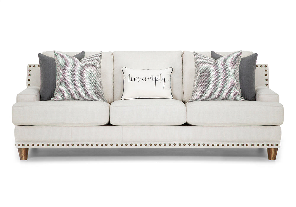 Franklin Furniture - Monty Stationary Sofa in Linen - 86440-LINEN