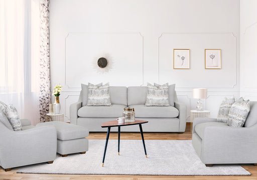 Franklin Furniture - Stafford 3 Piece Stationary Living Room Set Cloud - 86540-520-588-Stone