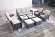 GFD Home - outdoor wicker sectional sofa set 1S+1S+3S+3S00 - GreatFurnitureDeal