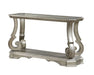 Acme Furniture - Northville Antique Champagne & Clear Glass Sofa Table - 86933 - GreatFurnitureDeal
