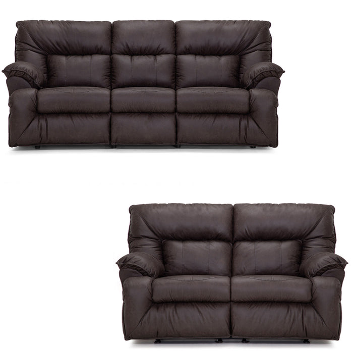 Franklin Furniture - Henson 2 Piece Reclining Sofa Set in Shadow - 36444-423-SHADOW