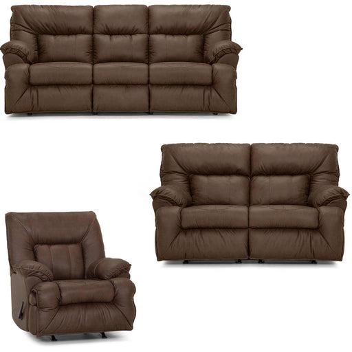 Franklin Furniture - Henson 3 Piece Reclining Living Room Set in Cocoa - 36444-423-564-COCOA - GreatFurnitureDeal
