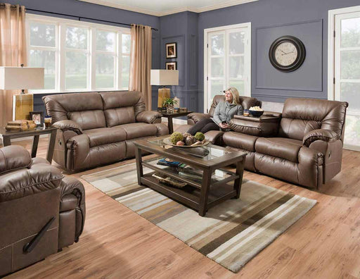 Franklin Furniture - Henson Rocking/Reclining Loveseat in Cocoa - 36423-COCOA - GreatFurnitureDeal