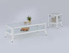 Myco Furniture - Maria 3 Piece Occasional Table Set in White - 8720-3SET - GreatFurnitureDeal