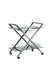 Myco Furniture - Wine Server Bar Cart in Chrome - 8733 - GreatFurnitureDeal