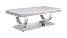 Acme Furniture - Zander Coffee Table in Silver - 87355 - GreatFurnitureDeal