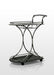 Myco Furniture - Wine Server Bar Cart in Chrome - 8736 - GreatFurnitureDeal