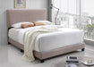 Myco Furniture - Jessica Cream Queen Bed in Polyester Fabric - 8740Q-CR - GreatFurnitureDeal