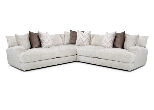 Franklin Furniture - 877 Lennox 3 Piece Sectional Sofa in Rapture Ivory - 87759-04-60