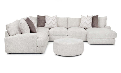Franklin Furniture - Lennox 5 Piece Sectional Sofa in Rapture Ivory - 87759-04-69-86-18-IVORY
