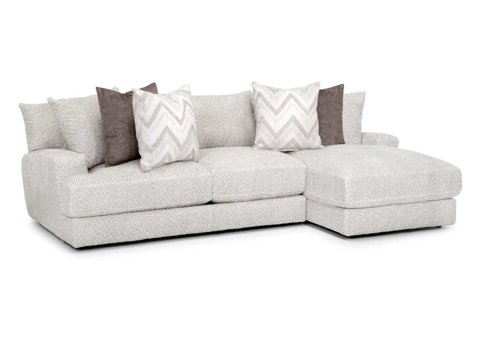 Franklin Furniture - 877 Lennox 2 Piece Sectional Sofa in Rapture Ivory - 87759-86