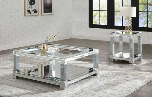 Acme Furniture - Noralie 3 Piece Coffee Table Set in Diamonds - 87995-3SET - GreatFurnitureDeal
