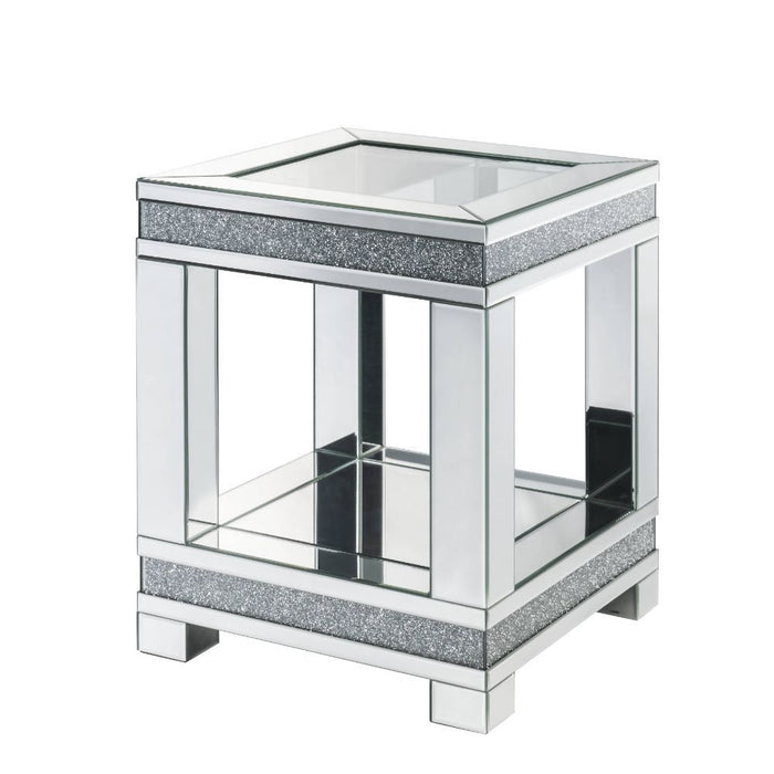 Acme Furniture - Noralie End Table in Mirrored - 88022 - GreatFurnitureDeal