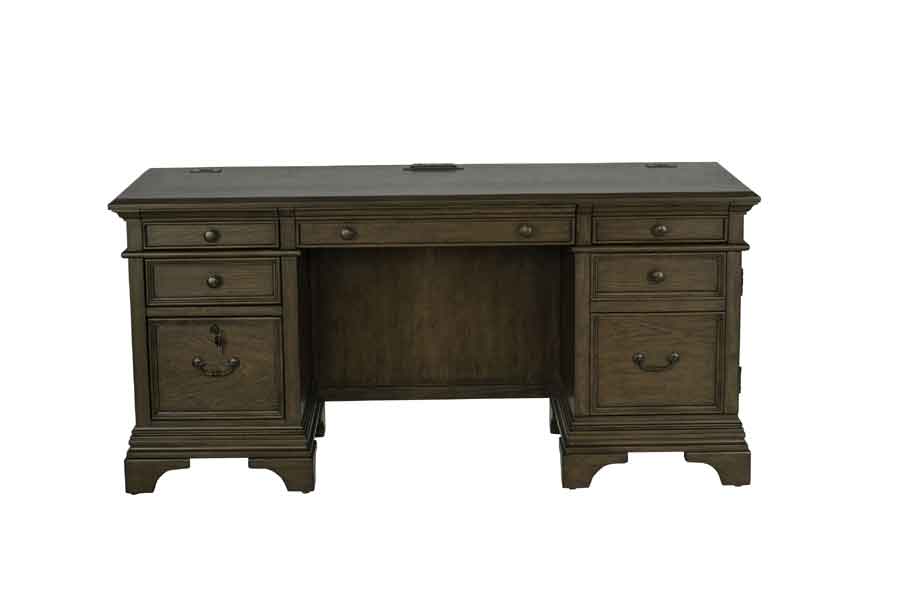 Coaster Furniture - Hartshill Credenza With Power Outlet in Burnished Oak - 881282