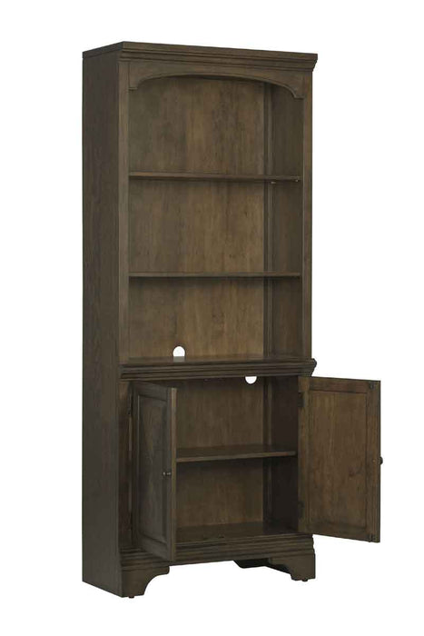 Coaster Furniture - Hartshill Bookcase With Cabinet in Burnished Oak - 881286 - GreatFurnitureDeal