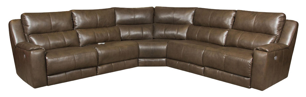 Southern Motion - Dazzle 6-Piece Console Reclining Power Headrest Sectional - 883-05P-06P-90P-80-47-84