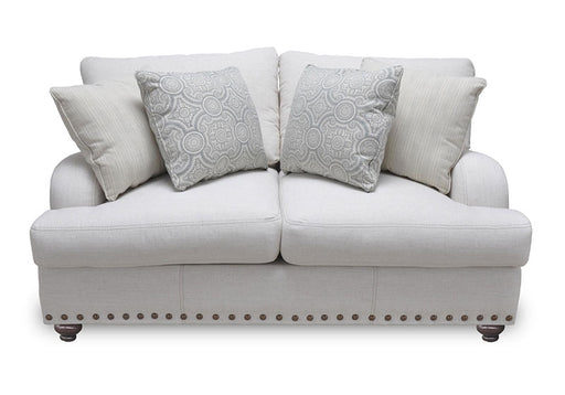 Franklin Furniture - Brinton Stationary Loveseat in Off White - 89420-OFF WHITE - GreatFurnitureDeal