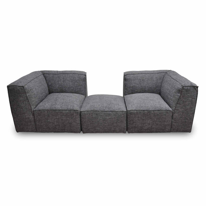 Franklin Furniture - Freestyle 3 Piece Sectional Sofa in Steel - 89501-03-01-STEEL