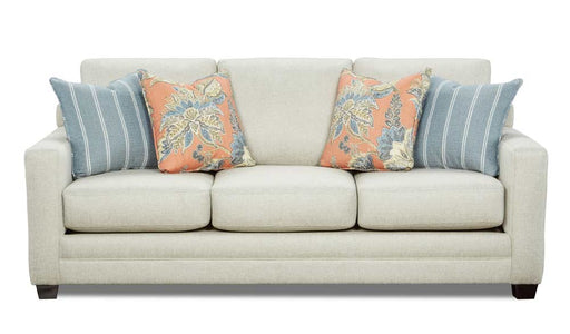 Southern Home Furnishings - Treaty Queen Sleep Sofa in Linen - 5002-04 Treaty Linen - GreatFurnitureDeal