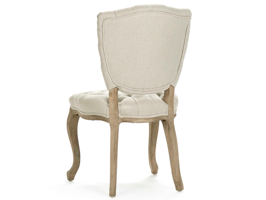 Zentique - Piaf Natural Linen Side Dining Chair - ZEN027 E272 A003 - GreatFurnitureDeal