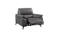 ESF Furniture - 2934 Living Room 3 Piece Living w/Electric Recliner Room Set in Dark Gray - 29343DARKGREYSLC-3SET - GreatFurnitureDeal