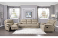 Homelegance - Longvale 3 Piece Double Reclining Living Room Set in Tan - 9580TN-3-2-1 - GreatFurnitureDeal