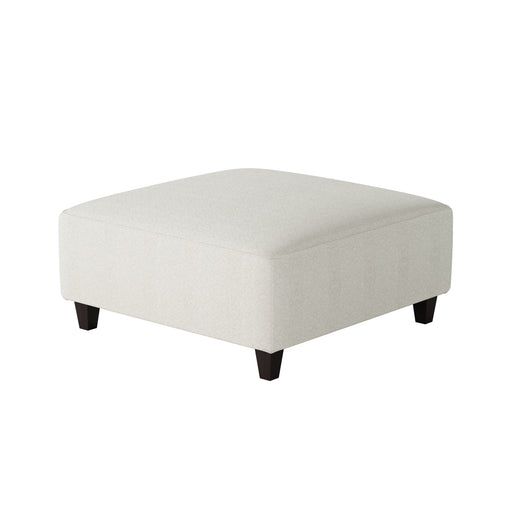 Southern Home Furnishings - Chanica Oyster 38"Cocktail Ottoman in Ivory - 109-C Chanica Oyster - GreatFurnitureDeal
