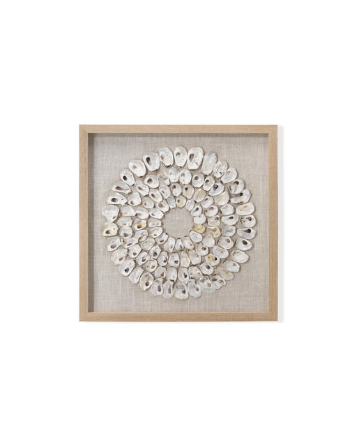 Jamie Young Company - Maldives Framed Wall Art in White Abalone Shells - 8MALD-WHAB - GreatFurnitureDeal