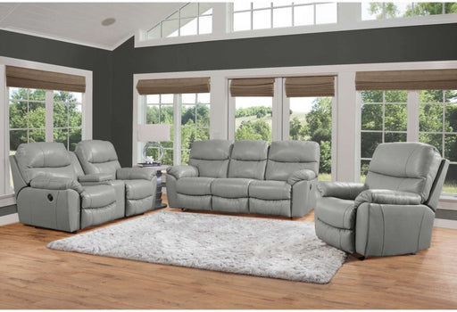 Franklin Furniture - Cabot 3 Piece Power Reclining Living Room Set w-USB Port in Bison Light Gray - 70742-83-34-07-LIGHT GRAY