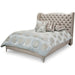 AICO Furniture - Hollywood Loft Frost California King Upholstered Bed - 9001600CKBED-104