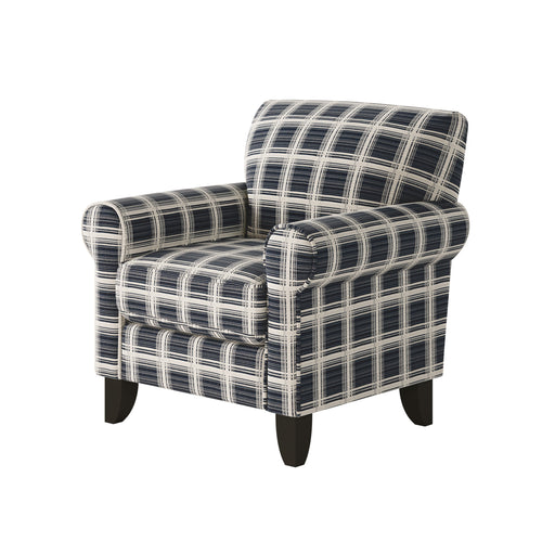 Southern Home Furnishings - Stanza Navy Accent Chair in Blue - 512-C  Stanza Navy - GreatFurnitureDeal