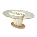 AICO Furniture - London Place Entry Table in Creamy Pearl - N9004227-112 - GreatFurnitureDeal