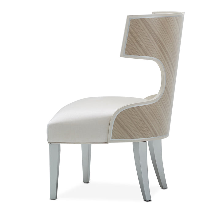 AICO Furniture - Camden Court Vanity/Side Chair in Pearl - 9005033-126 - GreatFurnitureDeal