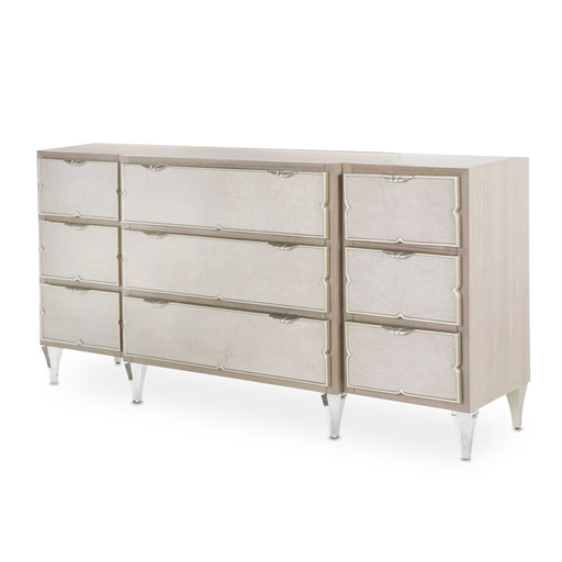 AICO Furniture - Camden Court Storage Console-Dresser in Pearl - 9005050-126 - GreatFurnitureDeal