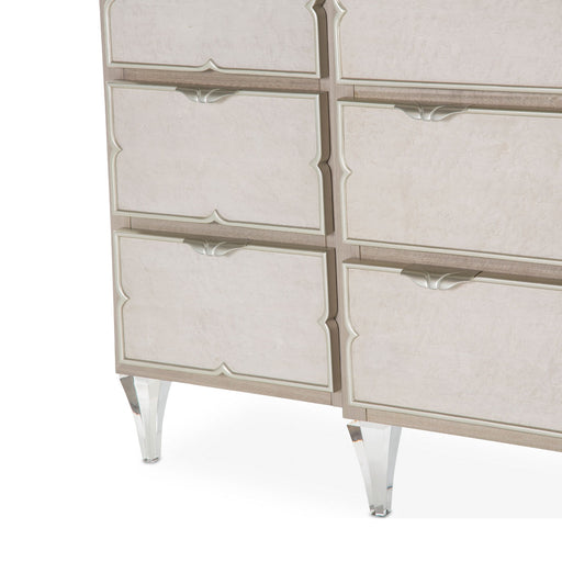 AICO Furniture - Camden Court Storage Console-Dresser in Pearl - 9005050-126 - GreatFurnitureDeal