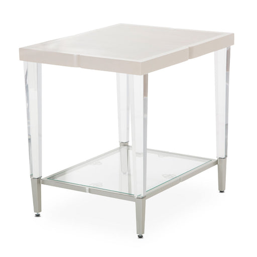 AICO Furniture - Camden Court End Table in Pearl - 9005202-126 - GreatFurnitureDeal