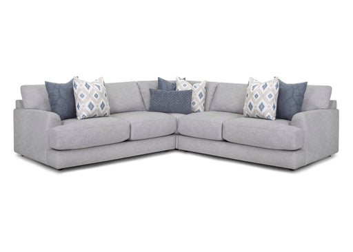 Franklin Furniture - Indy 3 Piece Sectional Sofa in Hartsdale Pewter - 90059-04-60-PEWTER