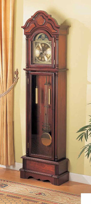 Coaster Furniture - Cherry Grandfather Clock - 900749