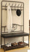 Coaster Furniture - Black 6 Double Hooks Hall Tree - 900932 - GreatFurnitureDeal