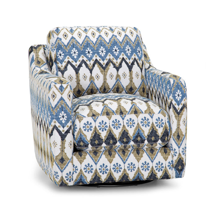 Franklin Furniture - Rizzo Accent Chair in Cobalt - 2183-3966- 45