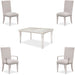 AICO Furniture - Glimmering Heights 5 Piece Rectangular Dining Room Set - 9011000-111-5SET - GreatFurnitureDeal