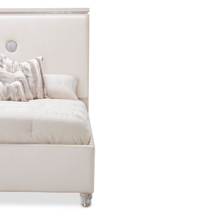 AICO Furniture - Glimmering Heights 3 Piece California King Upholstered Bedroom Set - 9011000CK-111-3SET - GreatFurnitureDeal