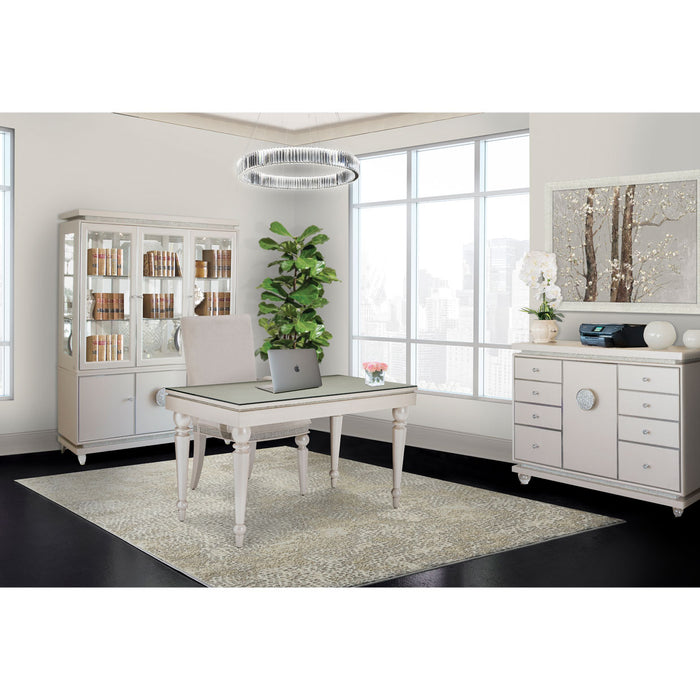 AICO Furniture - Glimmering Heights China & Buffet in Ivory - 9011005-006-111 - GreatFurnitureDeal