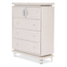AICO Furniture - Glimmering Heights Chest in Ivory - 9011070-111 - GreatFurnitureDeal