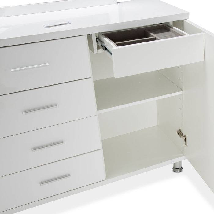 AICO Furniture - Horizons Dresser in Cloud White - 9012650-108 - GreatFurnitureDeal