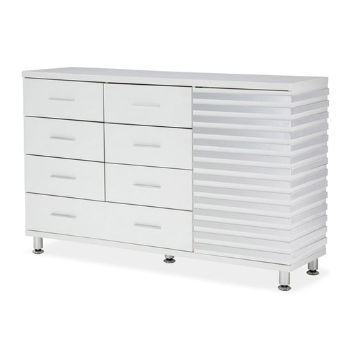 AICO Furniture - Horizons Dresser in Cloud White - 9012650-108 - GreatFurnitureDeal