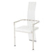 AICO Furniture - State St. Arm Chair in White (Set of 2) - 9016004A-116