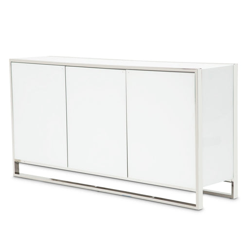 AICO Furniture - State St. Sideboard in Glossy White - 9016007-116
